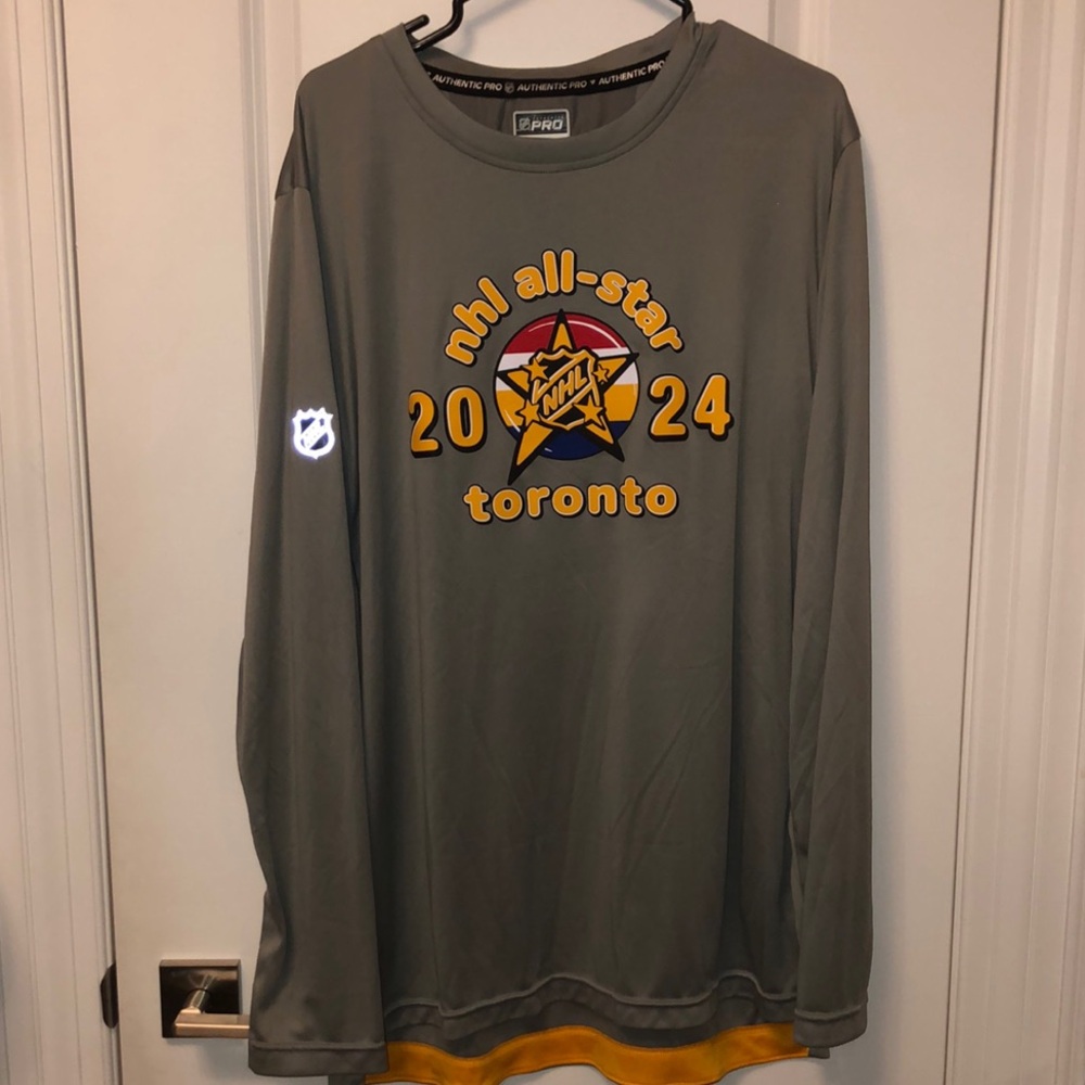 NHL All-Star 2024 Toronto Long Sleeve Shirt - Gray - Size XL